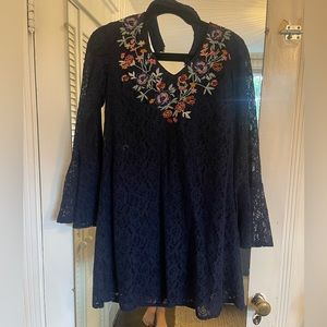 Target mini flare sleeve lace dress